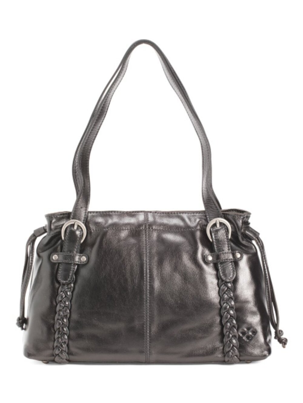 PATRICIA NASH Leather Catalina Large Satchel With Suede Lining